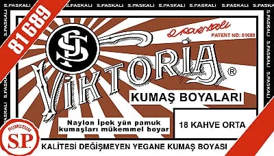 Viktoria Orta Qəhvəyi Paltar Boyası