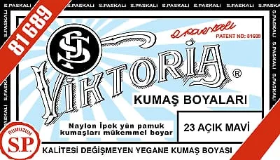 Viktoria Açıq Mavi Paltar Boyası